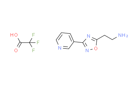 CAS No. 1185302-86-6, {2-[3-(3-pyridinyl)-1,2,4-oxadiazol-5-yl]ethyl}amine trifluoroacetate