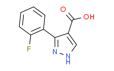 CAS No. 879996-73-3, 3-(2-fluorophenyl)-1H-pyrazole-4-carboxylic acid