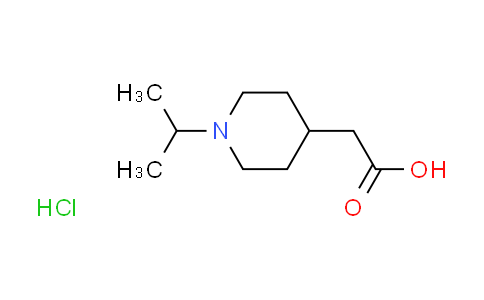 CAS No. 609805-55-2, (1-isopropylpiperidin-4-yl)acetic acid hydrochloride