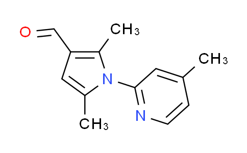 CAS No. 445428-51-3, 2,5-dimethyl-1-(4-methylpyridin-2-yl)-1H-pyrrole-3-carbaldehyde
