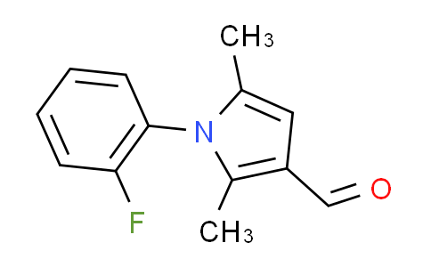 CAS No. 153881-54-0, 1-(2-fluorophenyl)-2,5-dimethyl-1H-pyrrole-3-carbaldehyde
