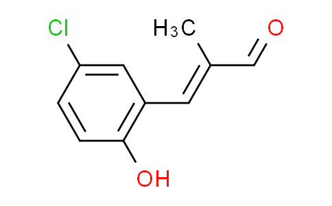 CAS No. 1613317-59-1, (2E)-3-(5-chloro-2-hydroxyphenyl)-2-methylacrylaldehyde