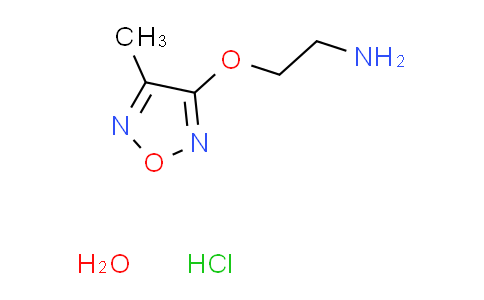 CAS No. 915924-59-3, {2-[(4-methyl-1,2,5-oxadiazol-3-yl)oxy]ethyl}amine hydrochloride hydrate