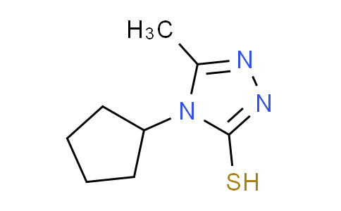 CAS No. 669755-14-0, 4-cyclopentyl-5-methyl-4H-1,2,4-triazole-3-thiol