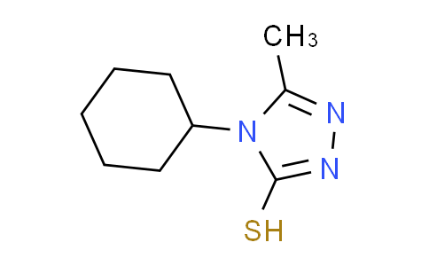 CAS No. 38942-56-2, 4-cyclohexyl-5-methyl-4H-1,2,4-triazole-3-thiol