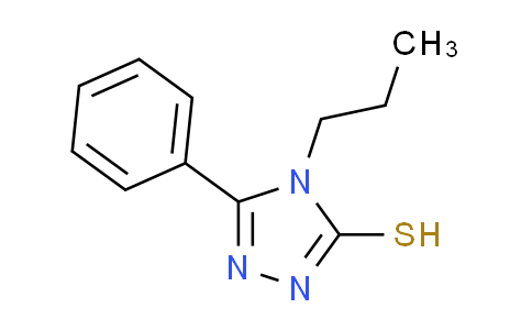 CAS No. 26029-08-3, 5-phenyl-4-propyl-4H-1,2,4-triazole-3-thiol