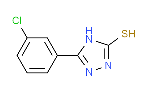 CAS No. 117320-61-3, 5-(3-chlorophenyl)-4H-1,2,4-triazole-3-thiol