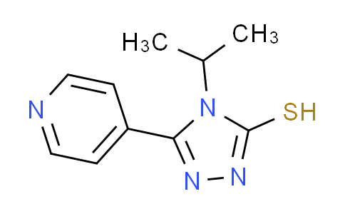CAS No. 90871-43-5, 4-isopropyl-5-pyridin-4-yl-4H-1,2,4-triazole-3-thiol