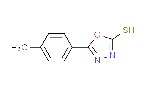 CAS No. 31130-15-1, 5-(4-methylphenyl)-1,3,4-oxadiazole-2-thiol