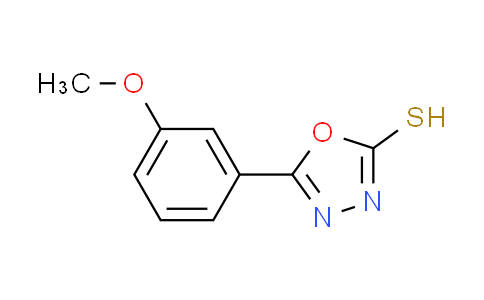 CAS No. 108413-55-4, 5-(3-methoxyphenyl)-1,3,4-oxadiazole-2-thiol