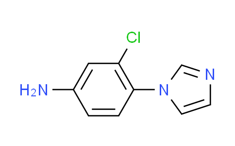 CAS No. 869942-76-7, 3-chloro-4-(1H-imidazol-1-yl)aniline
