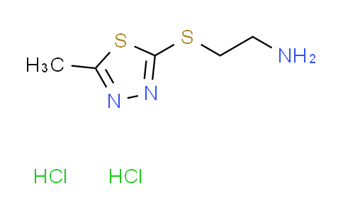 CAS No. 1269378-89-3, {2-[(5-methyl-1,3,4-thiadiazol-2-yl)thio]ethyl}amine dihydrochloride