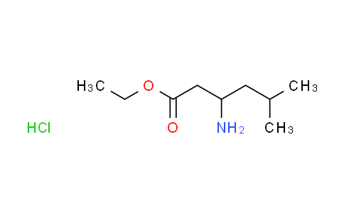 CAS No. 864871-52-3, ethyl 3-amino-5-methylhexanoate hydrochloride