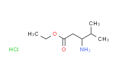 CAS No. 864871-50-1, ethyl 3-amino-4-methylpentanoate hydrochloride