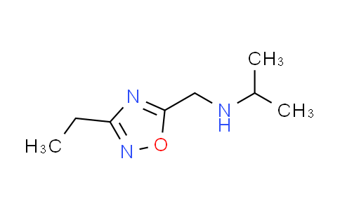 CAS No. 915922-00-8, N-[(3-ethyl-1,2,4-oxadiazol-5-yl)methyl]propan-2-amine