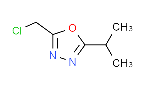 CAS No. 3914-46-3, 2-(chloromethyl)-5-isopropyl-1,3,4-oxadiazole