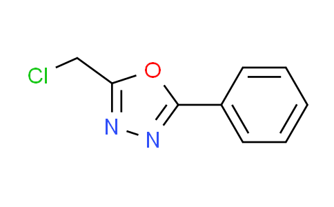 CAS No. 33575-83-6, 2-(chloromethyl)-5-phenyl-1,3,4-oxadiazole