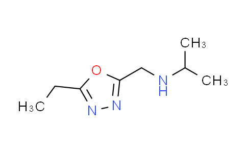 CAS No. 915920-02-4, N-[(5-ethyl-1,3,4-oxadiazol-2-yl)methyl]propan-2-amine