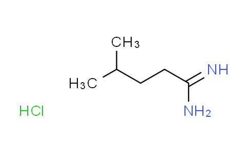 CAS No. 857809-07-5, 4-methylpentanimidamide hydrochloride