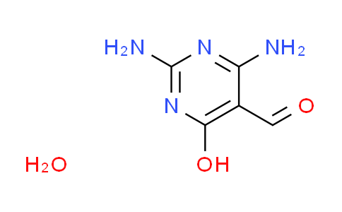CAS No. 1609404-27-4, 2,4-diamino-6-hydroxy-5-pyrimidinecarbaldehyde hydrate