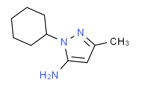 CAS No. 56547-82-1, 1-cyclohexyl-3-methyl-1H-pyrazol-5-amine