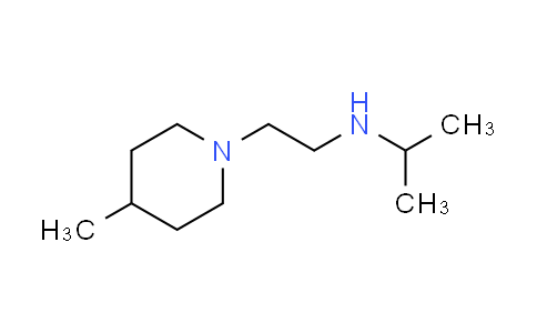 CAS No. 915924-65-1, N-[2-(4-methylpiperidin-1-yl)ethyl]propan-2-amine
