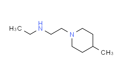 CAS No. 915923-35-2, N-ethyl-2-(4-methylpiperidin-1-yl)ethanamine