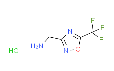 CAS No. 1364677-67-7, {[5-(trifluoromethyl)-1,2,4-oxadiazol-3-yl]methyl}amine hydrochloride