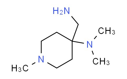CAS No. 876717-12-3, 4-(aminomethyl)-N,N,1-trimethylpiperidin-4-amine