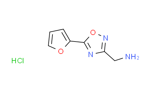 CAS No. 1609400-88-5, {[5-(2-furyl)-1,2,4-oxadiazol-3-yl]methyl}amine hydrochloride