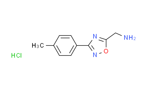 CAS No. 1224168-35-7, {[3-(4-methylphenyl)-1,2,4-oxadiazol-5-yl]methyl}amine hydrochloride
