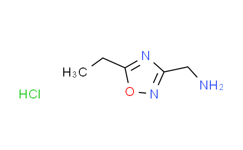 CAS No. 1185298-83-2, [(5-ethyl-1,2,4-oxadiazol-3-yl)methyl]amine hydrochloride
