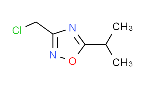 CAS No. 189130-87-8, 3-(chloromethyl)-5-isopropyl-1,2,4-oxadiazole
