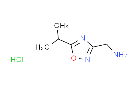 CAS No. 1255717-36-2, [(5-isopropyl-1,2,4-oxadiazol-3-yl)methyl]amine hydrochloride