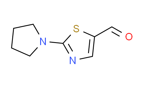 CAS No. 900015-48-7, 2-pyrrolidin-1-yl-1,3-thiazole-5-carbaldehyde