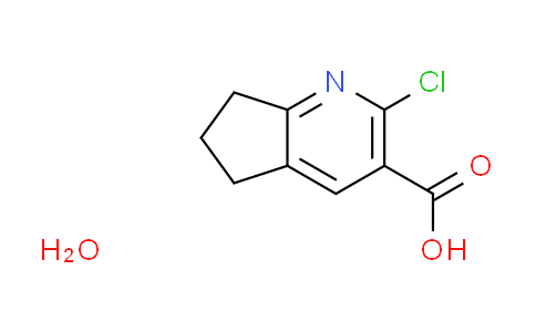 CAS No. 1609401-15-1, 2-chloro-6,7-dihydro-5H-cyclopenta[b]pyridine-3-carboxylic acid hydrate