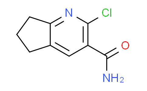 CAS No. 183871-87-6, 2-chloro-6,7-dihydro-5H-cyclopenta[b]pyridine-3-carboxamide