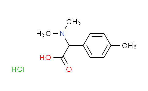 CAS No. 1255717-03-3, (dimethylamino)(4-methylphenyl)acetic acid hydrochloride