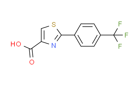 CAS No. 144061-16-5, 2-[4-(trifluoromethyl)phenyl]-1,3-thiazole-4-carboxylic acid