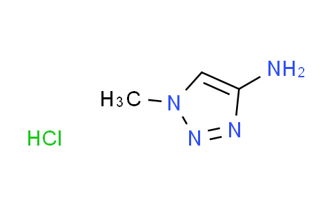 CAS No. 860176-01-8, 1-methyl-1H-1,2,3-triazol-4-amine hydrochloride