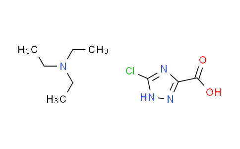 CAS No. 1390654-17-7, 5-chloro-1H-1,2,4-triazole-3-carboxylic acid N,N-diethylethanamine salt