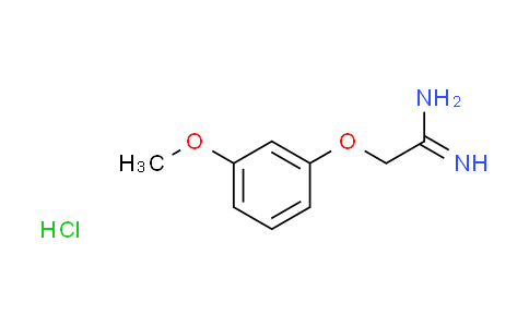 CAS No. 114986-37-7, 2-(3-methoxyphenoxy)ethanimidamide hydrochloride