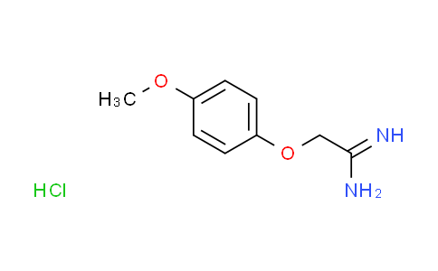 CAS No. 855879-31-1, 2-(4-methoxyphenoxy)ethanimidamide hydrochloride