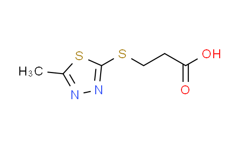 CAS No. 869943-40-8, 3-[(5-methyl-1,3,4-thiadiazol-2-yl)thio]propanoic acid