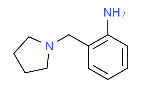 CAS No. 55727-59-8, 2-(pyrrolidin-1-ylmethyl)aniline