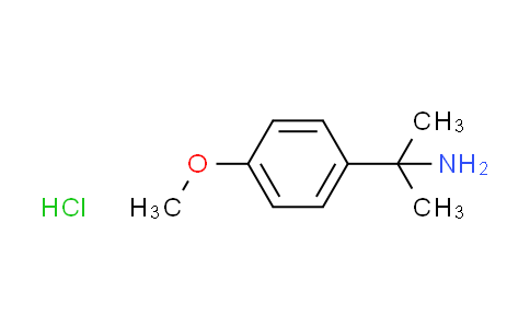 CAS No. 1185579-44-5, [1-(4-methoxyphenyl)-1-methylethyl]amine hydrochloride