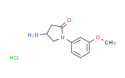 CAS No. 1177302-83-8, 4-amino-1-(3-methoxyphenyl)-2-pyrrolidinone hydrochloride