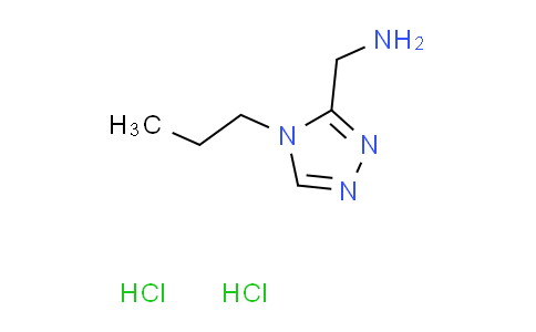 CAS No. 1255717-12-4, [(4-propyl-4H-1,2,4-triazol-3-yl)methyl]amine dihydrochloride