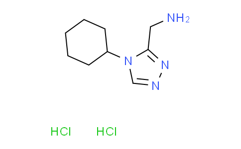 CAS No. 1269199-01-0, [(4-cyclohexyl-4H-1,2,4-triazol-3-yl)methyl]amine dihydrochloride