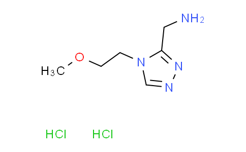 CAS No. 1255717-31-7, {[4-(2-methoxyethyl)-4H-1,2,4-triazol-3-yl]methyl}amine dihydrochloride